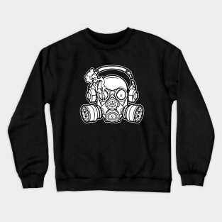 Gasmask DJ Soundsystem Rave Crewneck Sweatshirt